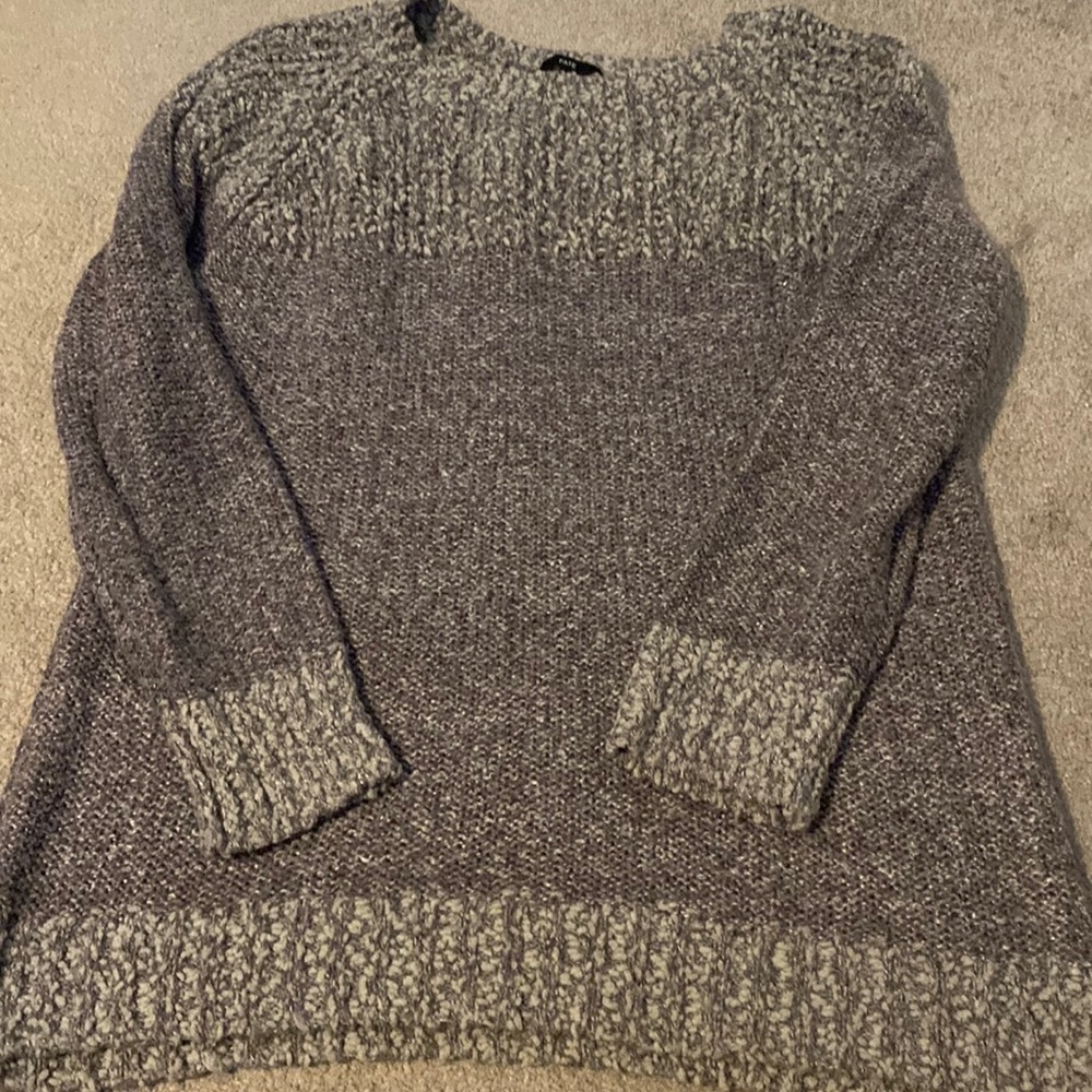 Fate two tone purple sweater size xl